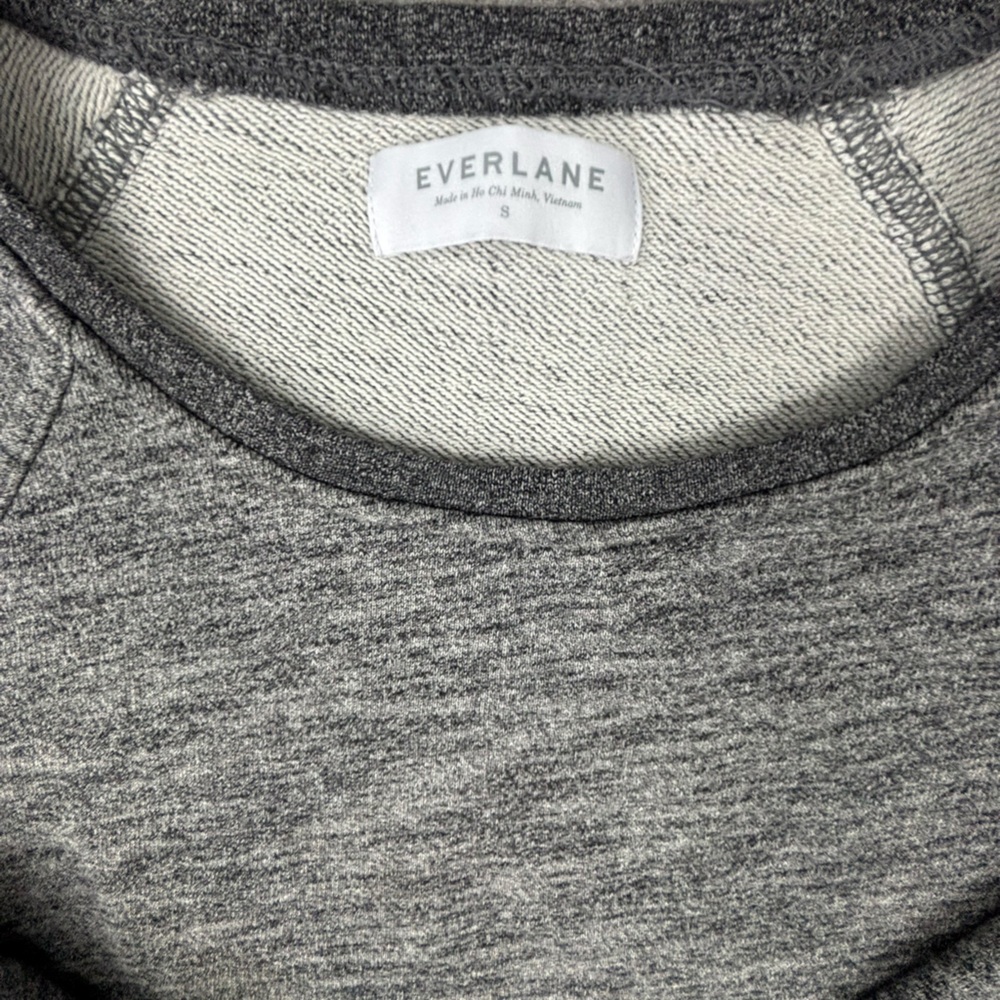 Evereve | The Crew Sweatshirt | Marled Grey | Small |‎ Like New!! - Picture 4 of 6